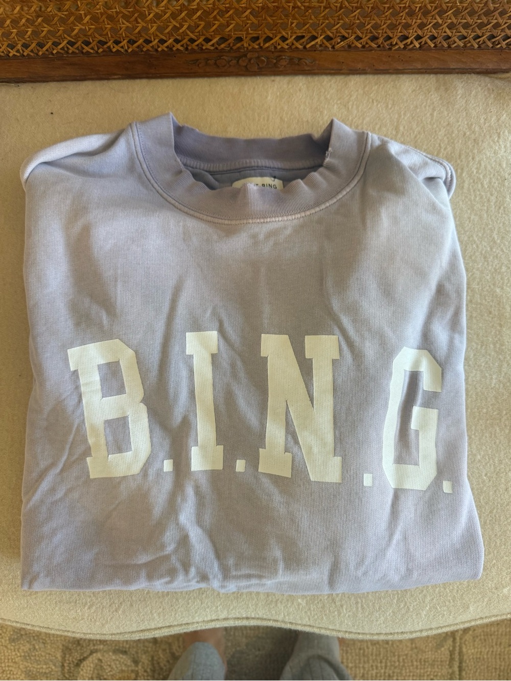 Anine Bing Lavender Sweatshirt